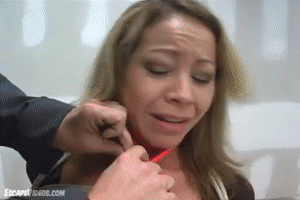 www.escapevideos.com - Mina Exposed Bandana Gagged thumbnail